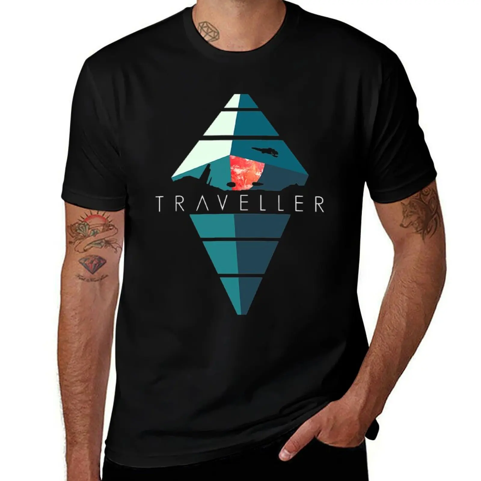 

Traveller T-Shirt Active Sports Short Sleeve Cotton Shirt