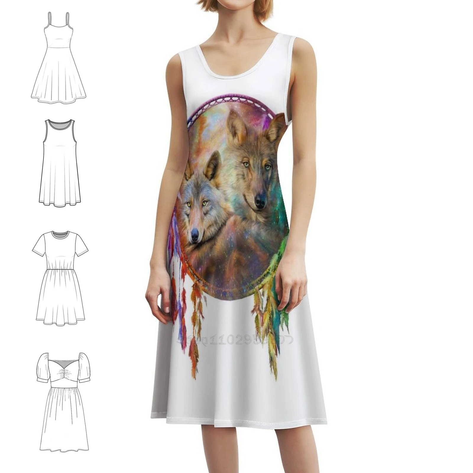 

Сексуальное отпускное платье «Ловец снов» для женщин, мини-платье для пляжной вечеринки, дня рождения, «Ловец снов», платье «Ловец снов» для девочек