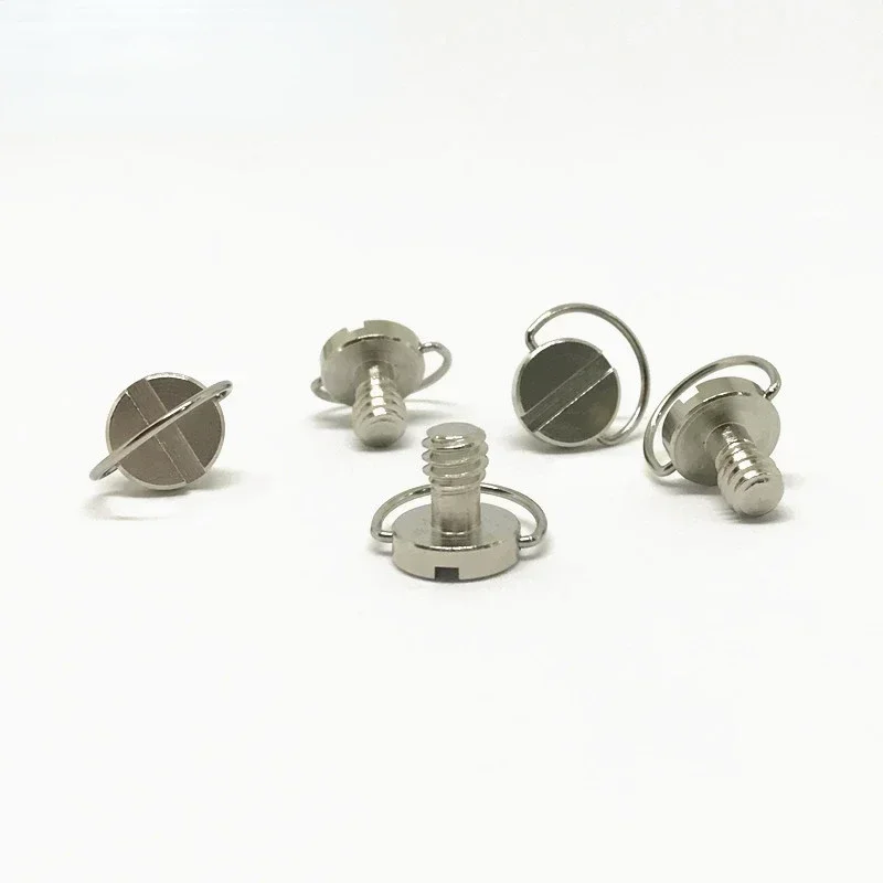 Винт для подключения камеры 1/4 дюйма, складной винт-адаптер с D-образным кольцом 1/4 дюйма для монопода или штатива камеры и быстроразъемной пластины