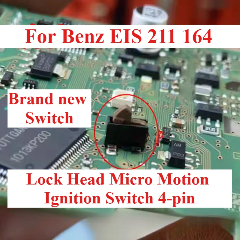 

For Benz EIS 211 164 Lock Head Micro Motion Ignition Switch 4-pin Ignition Micro Switch Brand New 4-pin Switch