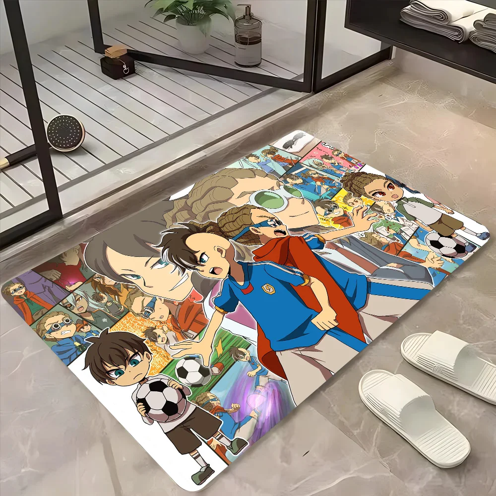 1PC Anime Inazuma Eleven Floor Mat Doormats Home Carpet Foot Mat Bathroom Absorbent Mats Anti-Slip Mats Home Decor