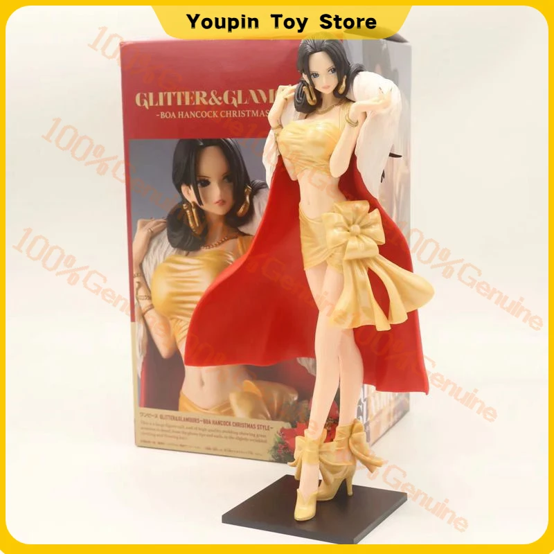 

В наличии: Аниме-фигурка One Piece, ручная работа, Хэнкок, стоящая, в плаще, в рождественском желтом платье, в красном платье, модель, сделанная вручную, игрушка