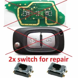 for Renault Clio Fluence Modus Flip Key Remote Fob Micro Switch Button Repair