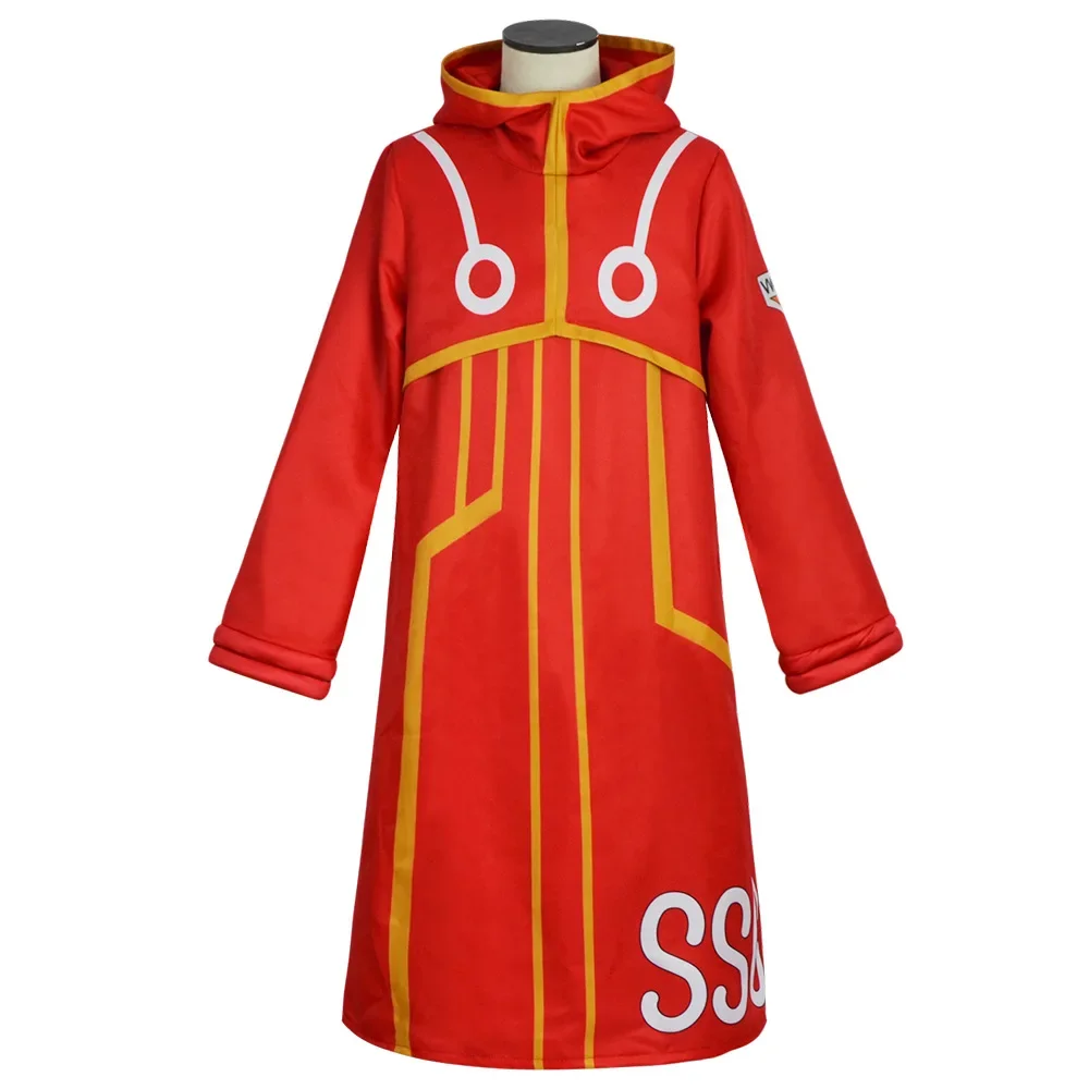 Egghead île Costume singe D Luffy Robe Cosplay Costume 163 Luffy veste manteau chapeau tenue Halloween Costume