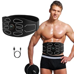 Electronic EMS Muscle Stimulator Abdominal Toning Belt For Men Women Muscle Toner Ab Training Device Sports Home Office Fitness