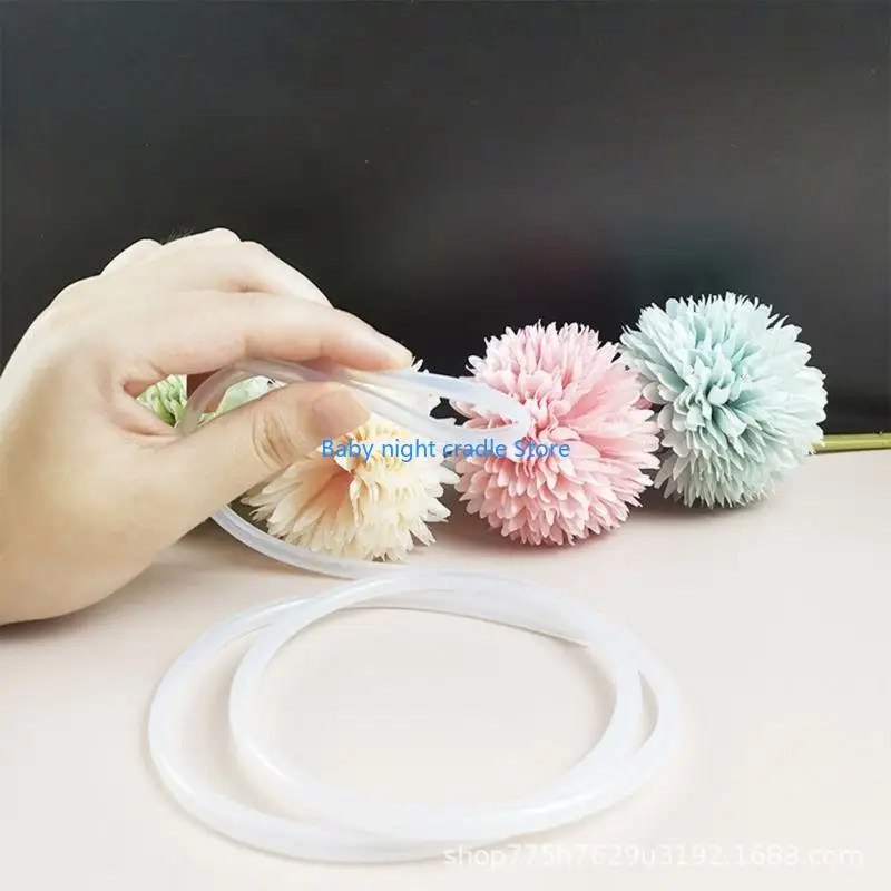 ملحقات مضخة الثدي J2FF أنبوب من السيليكون BPAFree DEHP مجاني لمضخة أنابيب الأطياف أنابيب حماية التدفق الخلفي