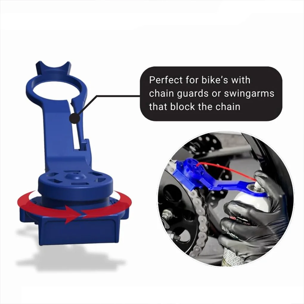 For Motorcycle chain cleaning and maintenance tool splash prevention kit chain cleaning and oiling device