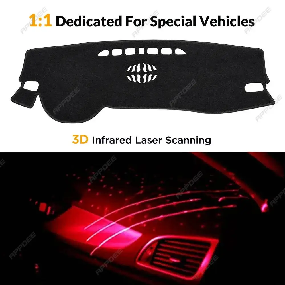 APPDEE For Geely Azkarra Boyue Pro 2019-2020 Car Dashboard Cover Dash Mat Anti-UV Sunshade Non-Slip Carpet Interior Accessories