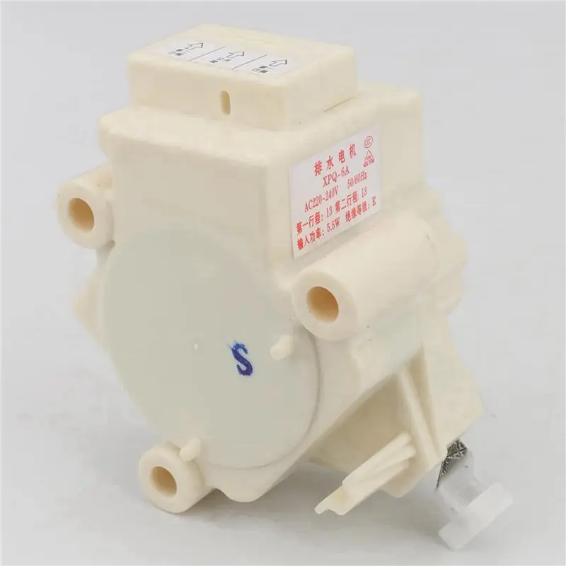 2X Drain Valve Motor PQD-703 XPQ-6A QC22-1 Double Stroke For Fully Automatic Washing Machine