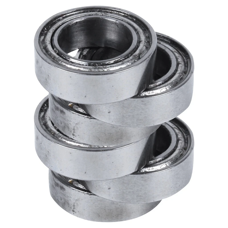 10Pcs Miniature Sealed Metal Shielded Metric Radial Ball Bearing Model: MR106-ZZ 6X10x3mm & 10Pcs MR74-ZZ 4X7x2.5Mm