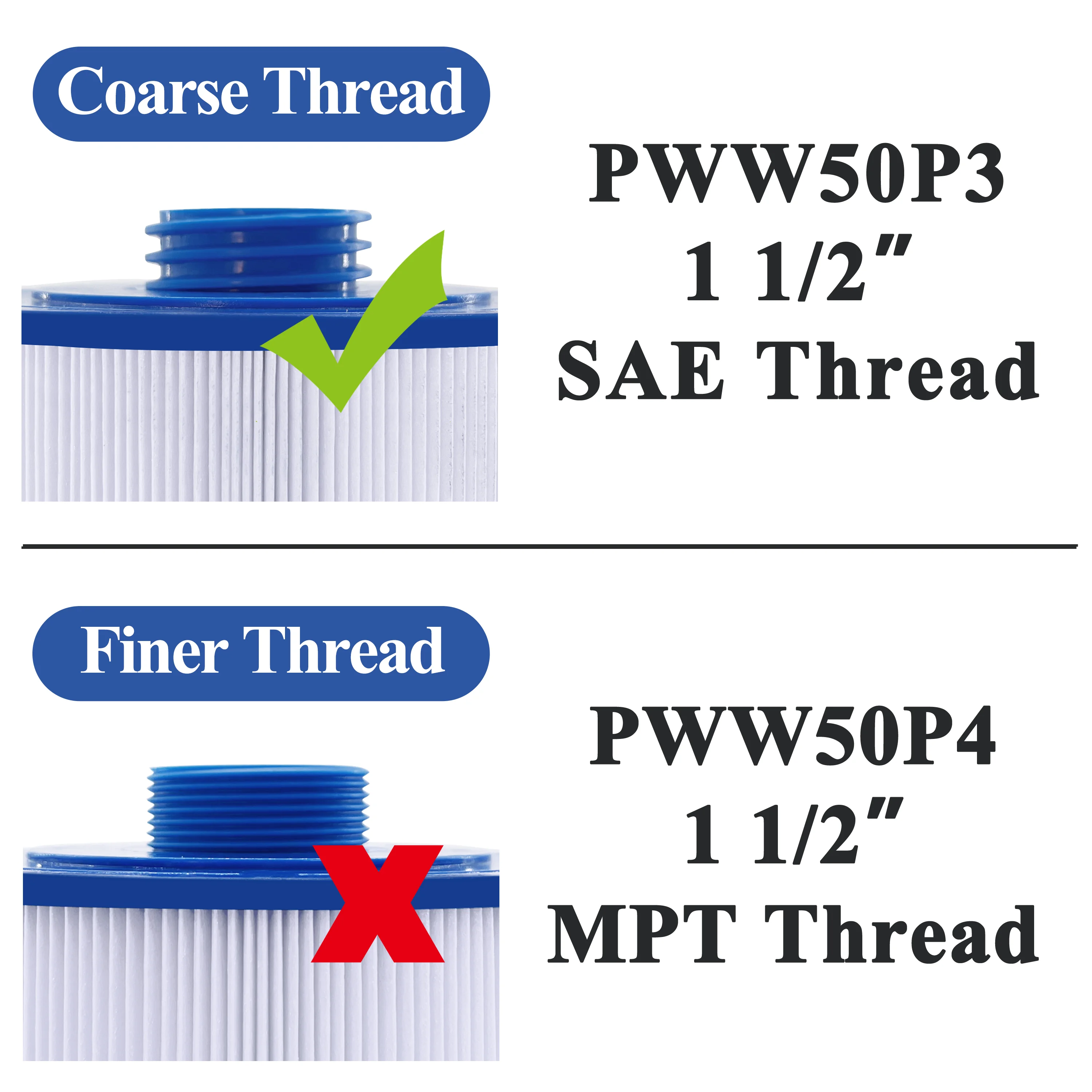 Imagem -04 - Filtro da Banheira de Hidromassagem do Filtro de Termas do Bloco para Unicel 6ch-940 Filbur Fc0359 Pleatco Pww50p3 Parafuso da Linha 45 Pés Quadrados. c