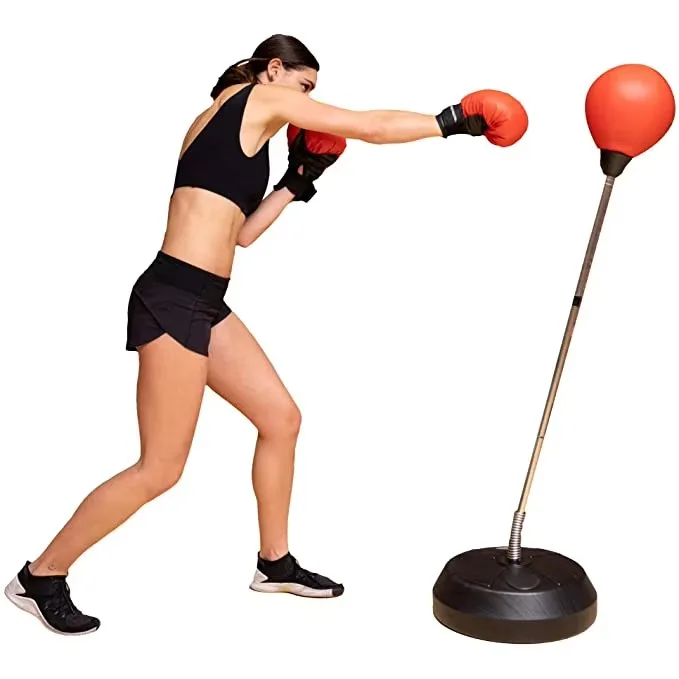 2026 Best Seller Adults Kids Pvc Adjustable Punching Bags Sand Bags Custom Boxing Punching Bag With Stand Manufacturers for Sale