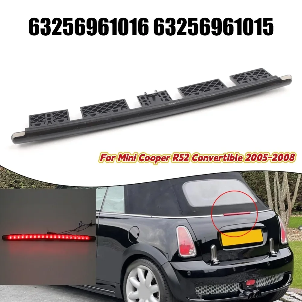 

Светодиодный стоп-сигнал для Mini Cooper R52 Convertible 2005-2008, 3-й стоп-сигнал, третий задний фонарь 63256961016 63256961015