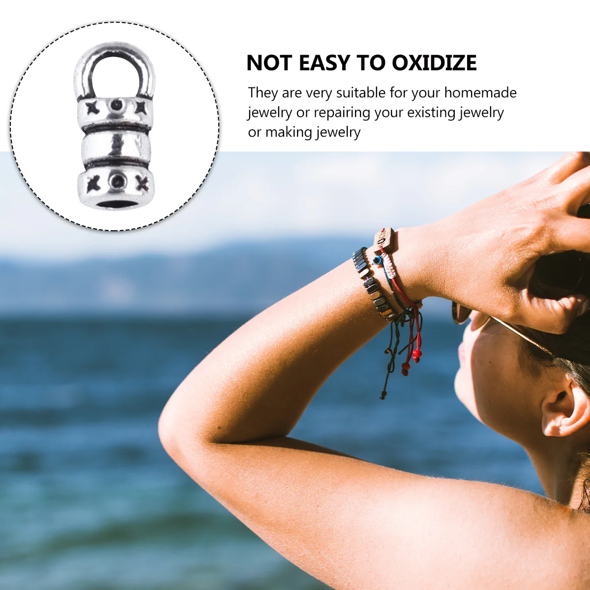 

100 шт., пряжка из серебряного сплава, браслет «сделай сам», ожерелье, застежка для изготовления ювелирных изделий, аксессуары для рукоделия, соединительная застежка, пряжка из сплава