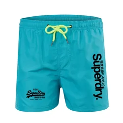 Men's Breathable Swimsuit Shorts, Sexy Swim Trunks, Low-rise Casual Board Shorts, Surf Volleyball Drawstring Boxers Summer S-4XL