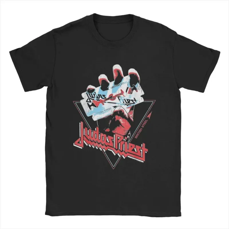 Judas Priest men's T shirt funny tees short sleeve o neck T-shirt cotton graphic printed clothing