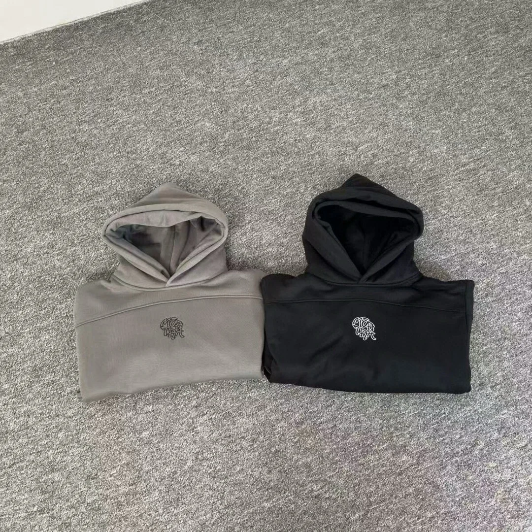 

Новый комплект Mertra Street Sle с вышивкой буквами, двойная кепка, толстовка с капюшоном на подкладке и повседневные брюки для мужчин и женщин