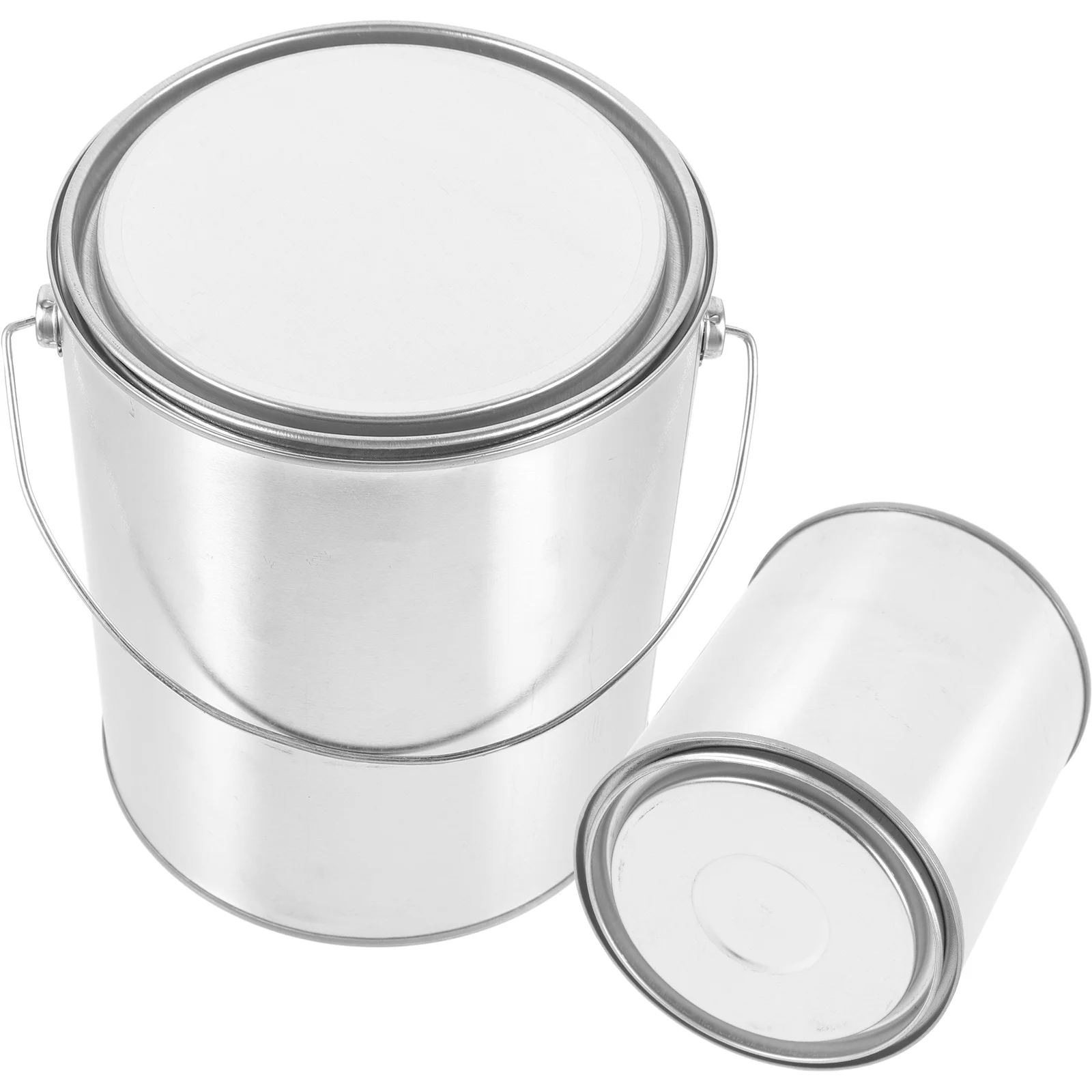 

Multipurpose Pitch Can Unlined Paint Bucket Cans Airtight Cereal Containers for Storage Sealing