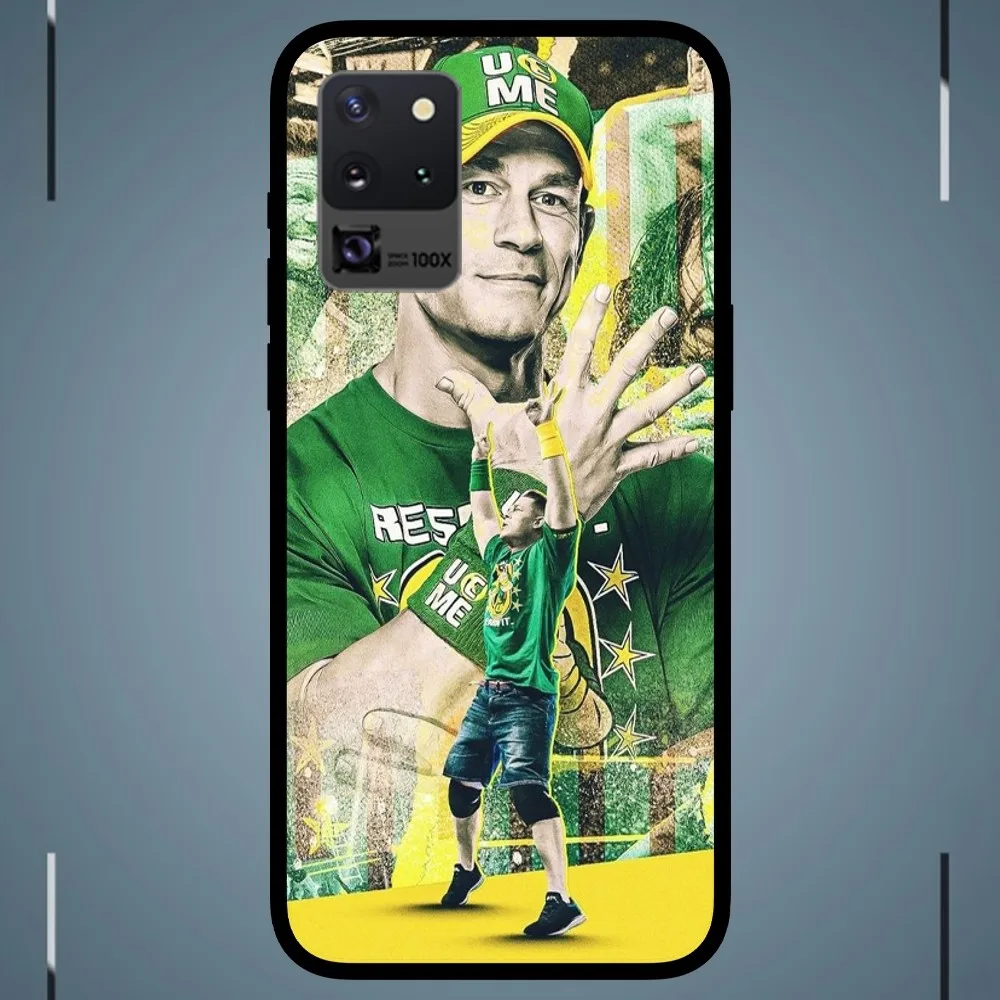 Wrestler J-John Cena  Phone Case For Samsung Galaxy S24 S23 S22 S21 S20 FE Note9 10 Plus Ultra Lite 5G Black Phone Case