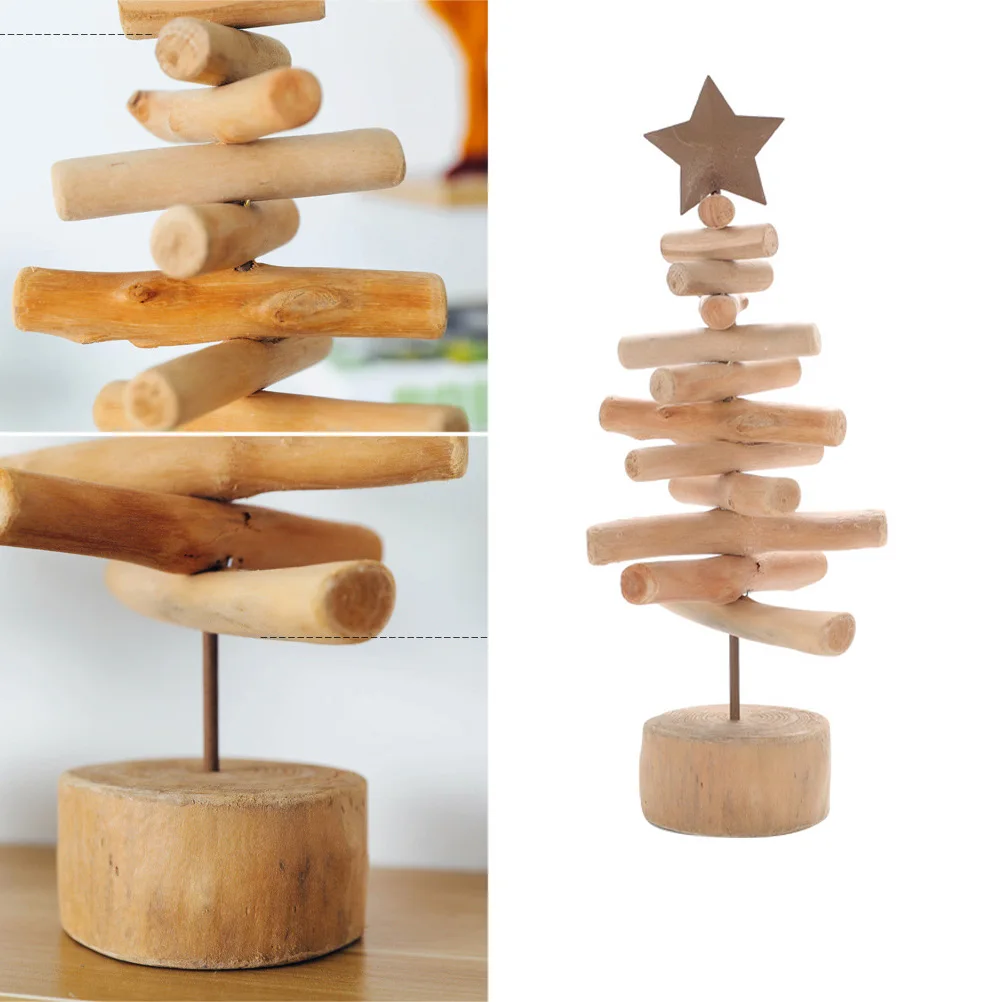 

Christmas Pendant Christmas Tree Ornament Xmas Decor For Home Desktop Party Festival Decoration Wood Craft Pendant