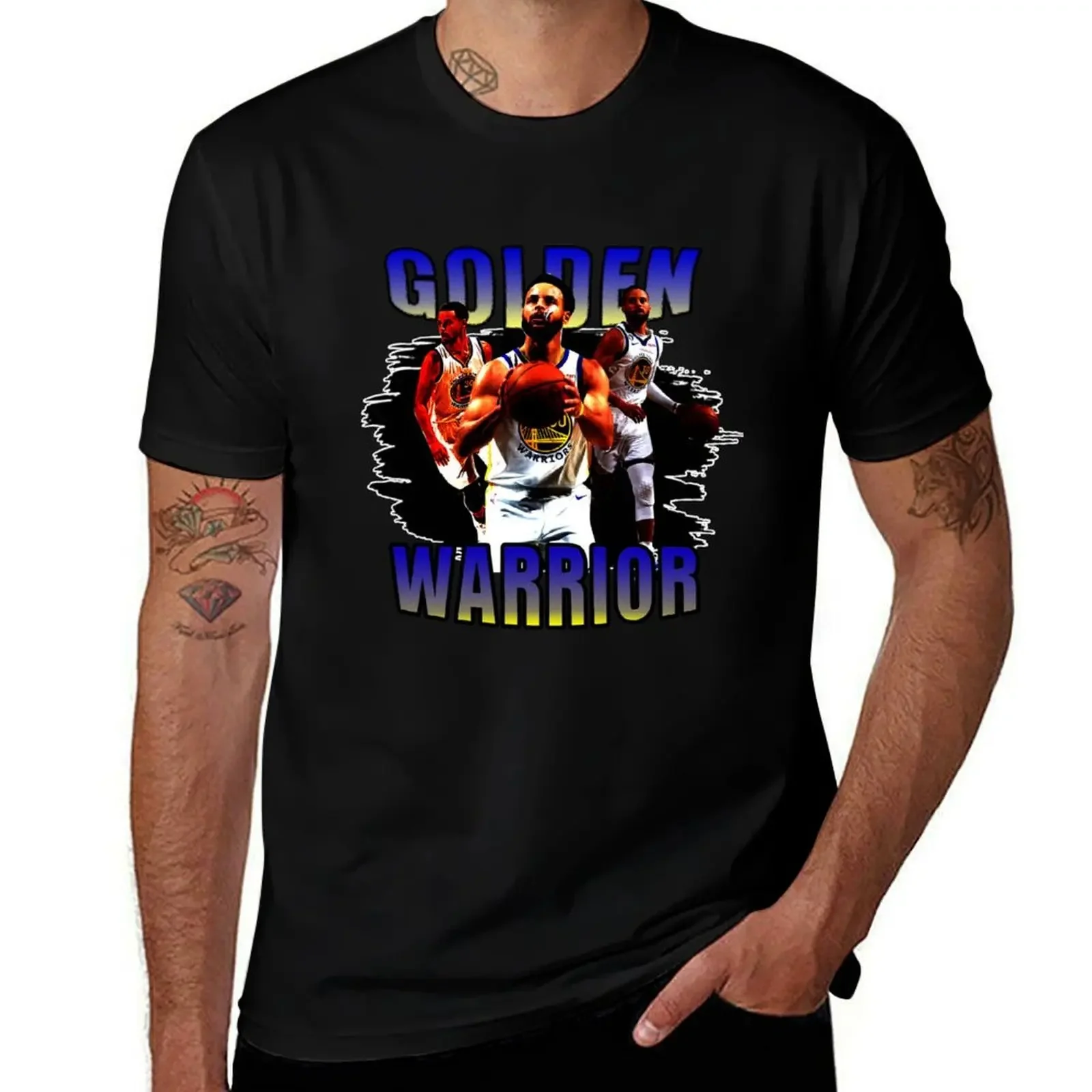 

Golden warrior state fan made T-Shirt funny gifts oversized t shirt vintage t shirts mens graphic t-shirts funny