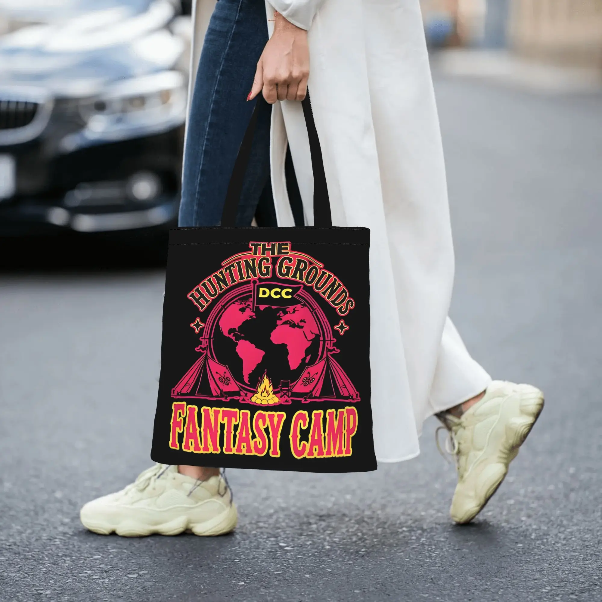 Dungeon Crawler Carl canvas tote bag,  urban style for daily shopping and casual outings