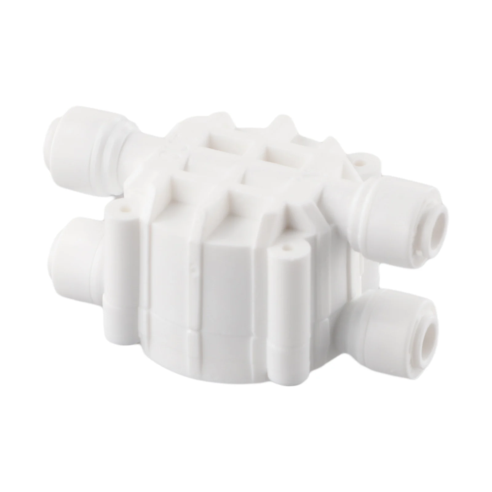 4Way RO Auto Shut-Off Valve Switch Quick Connect Fitting For 1/4