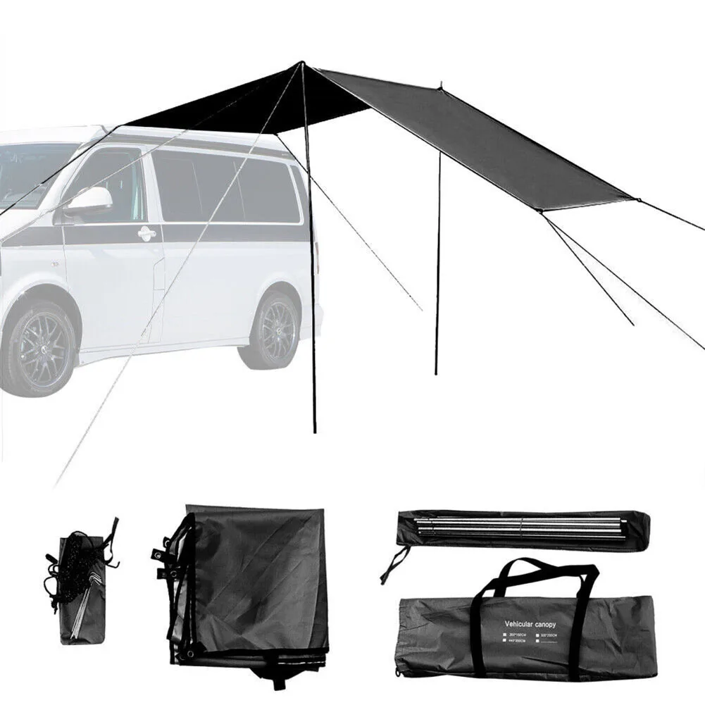 Automobile Suv Side Roof Top Sun Shelter Anti-UV Waterproof Rainproof Campervan Sun Canopy Awning Camping Tent Family