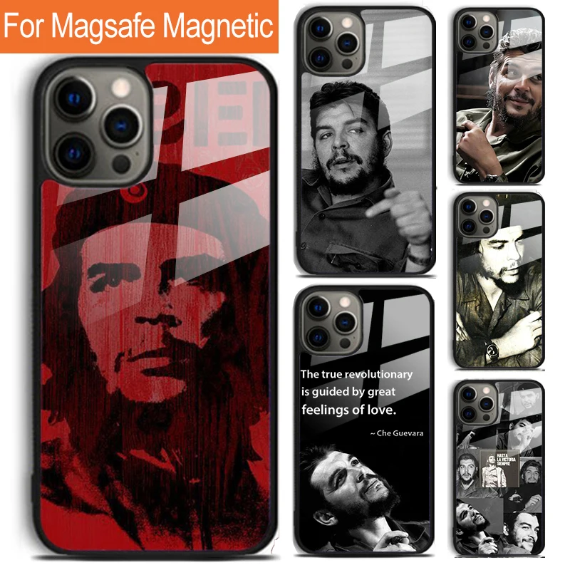 Artist Unknown Che Guevara Phone Case For iPhone 16 15 14 13 12 11 Pro Max Plus Magsafe Magnetic Wireless Charging Cover