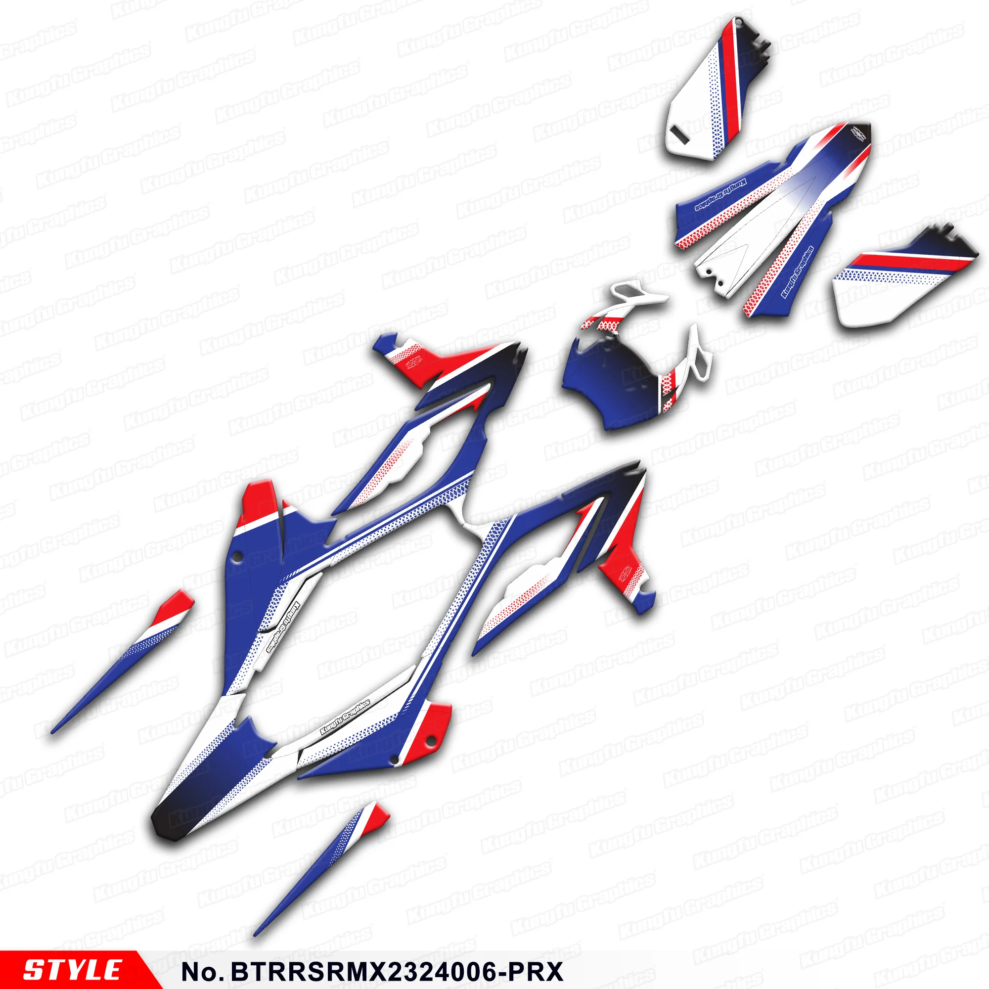 

JY RACING Graphics Kit Sticker Sheet for BETA RR / RR-S / RX / MX 125-480 2023 2024, Shield, BTRRSRMX2324006-PRX