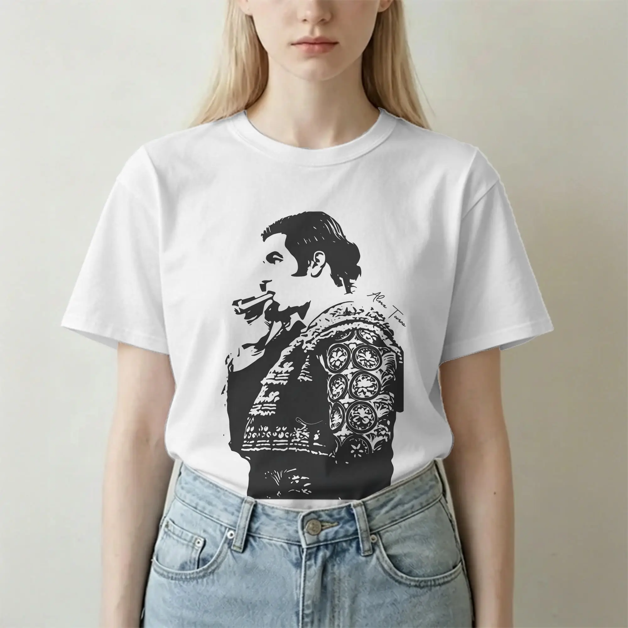 Men Women Morante De La Puebla Derechazo T Shirts  Cotton Clothes Novelty Short Sleeve Round Neck Tee Shirt Original T-Shirt