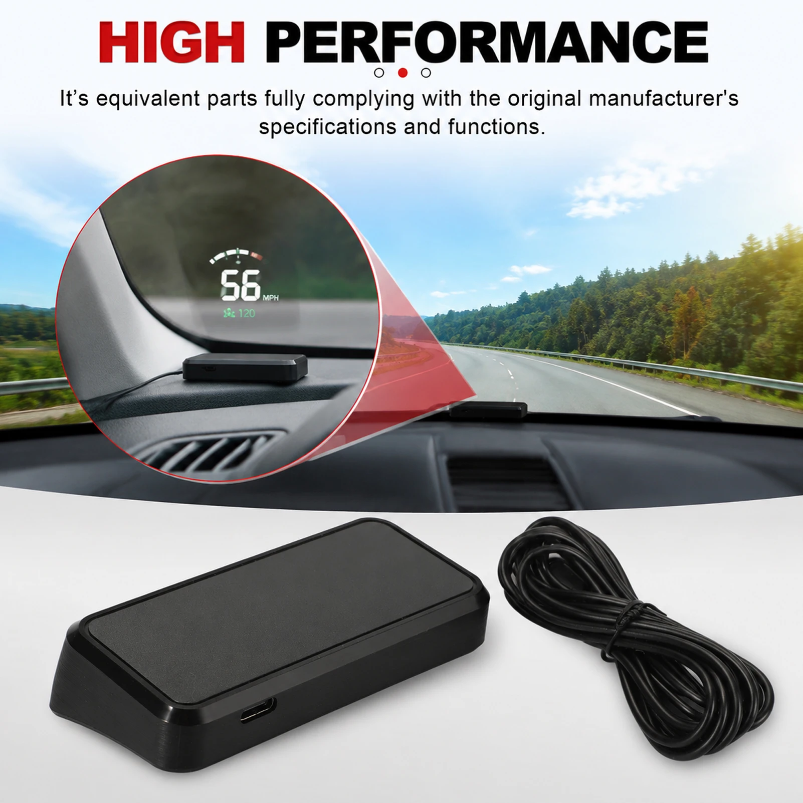 Car HUD Head up Display M2 GPS - đánh giá và giá Hud Speedometer Digital Universal