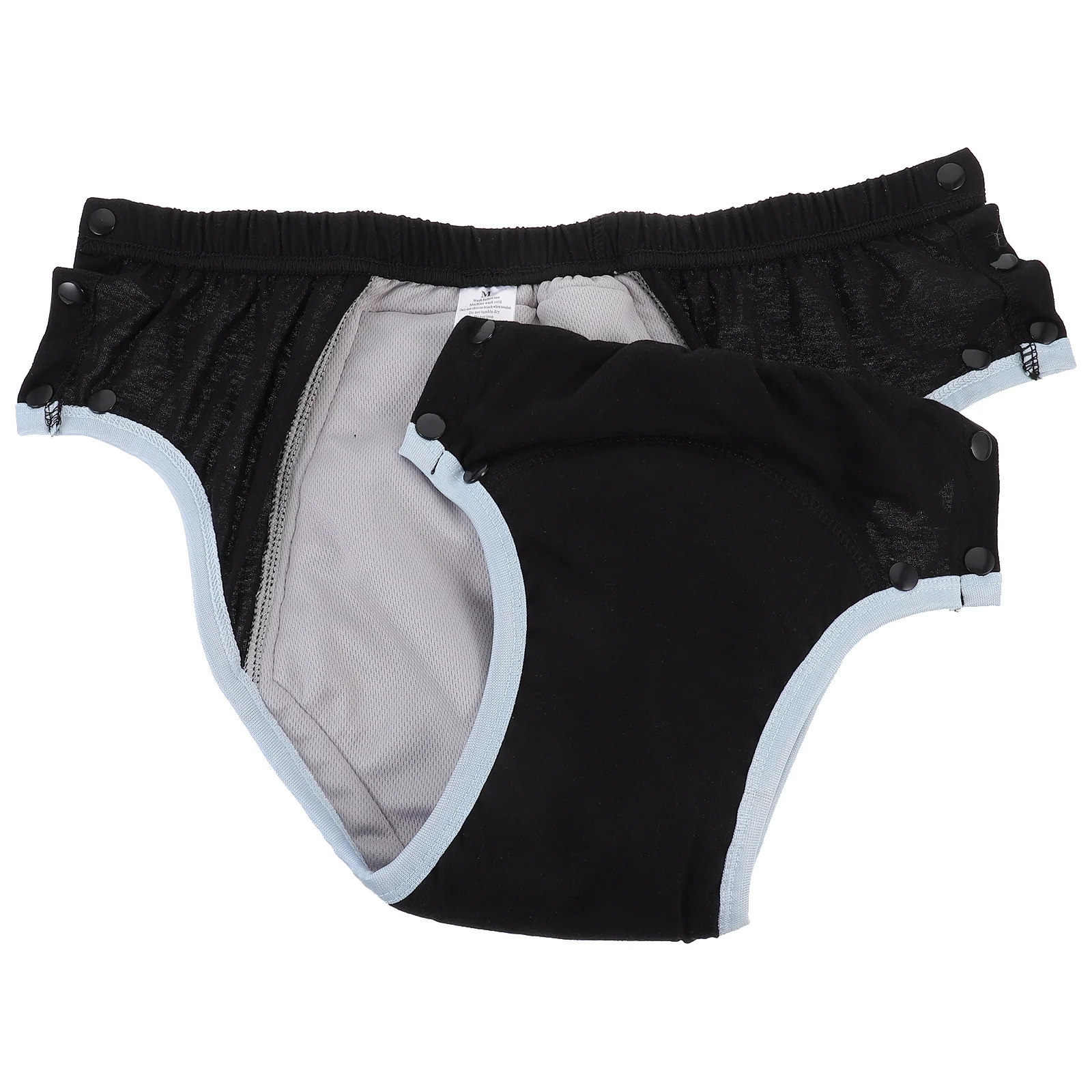 قابلة لإعادة الاستخدام حفاضات الكبار قابل للغسل مانعة للتسرب مطاطا تنفس القماش حفاضات سلس البول رعاية المسنين مبولة بانت السراويل