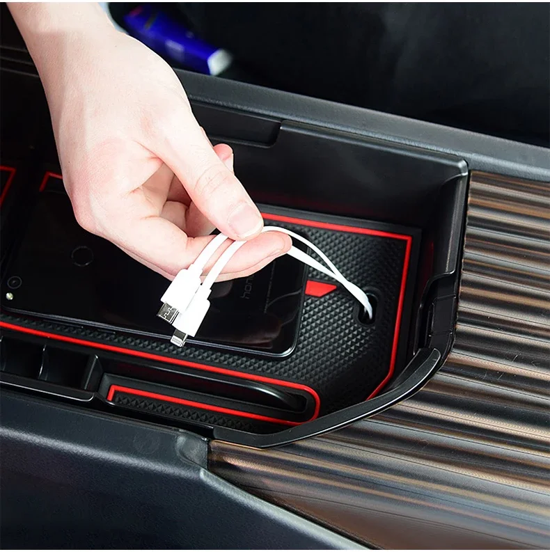 Für Toyota Camry 70 XV70 2018 ~ 2023 Auto Center Konsole Armlehne Kit Lagerung Box Kleinigkeiten Aufräumen Layered Fach innen Zubehör – Detail 4