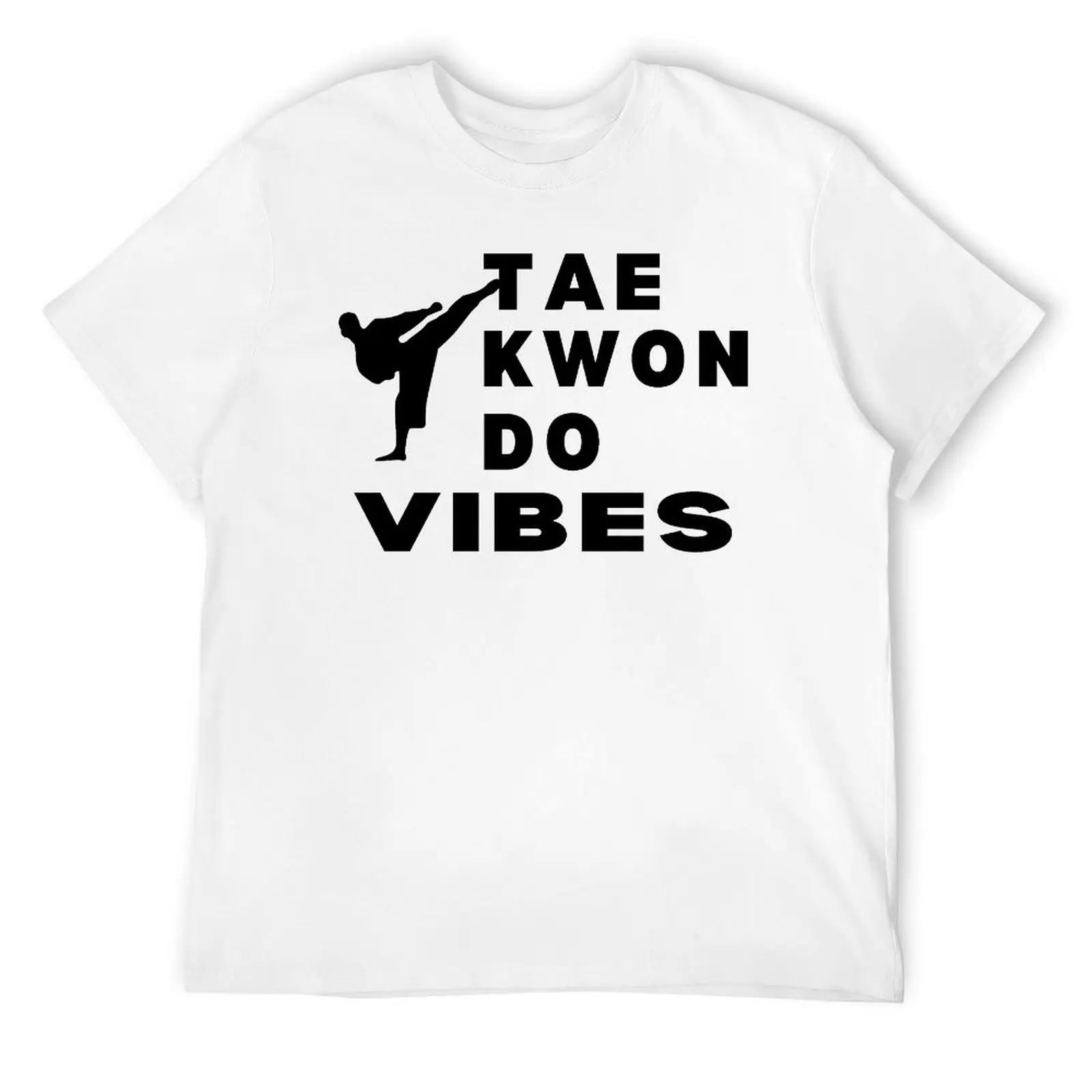 Taekwondo Vibes Korean Martial Art Taekwondo Inspiratio Fresh T-shirt Sport Tshirt Graphic Funny Novelty Home USA Size