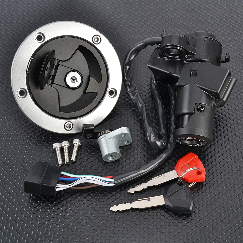 Ignition Switch Lock Key Fuel Gas Cap For Kawasaki ZX600 Ninja ZX-6R 2009-2016 ZX1000 Ninja ZX-10R 2008-2010 Ninja ZX6R ZX10R