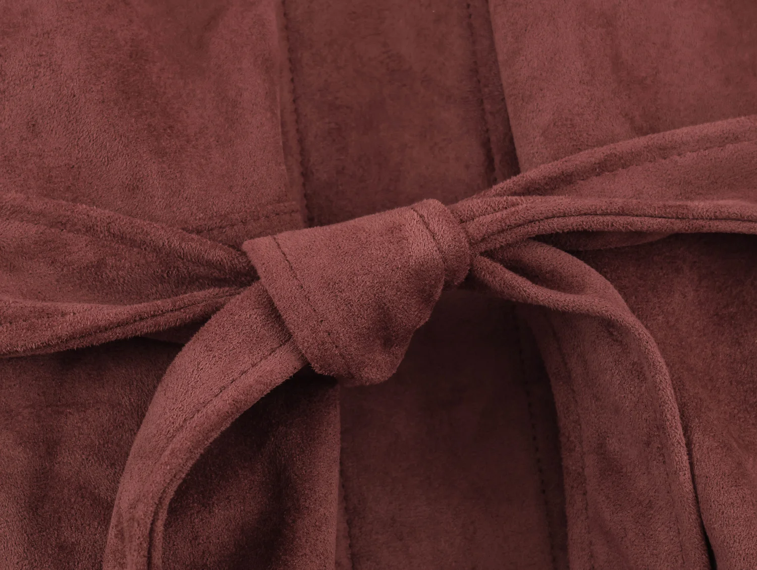 Women Vintage Belt Coat Elegant Commute Faux Suede Jacket Coat New 2026 Fall Winter Chic Street Style Stand-Collar Coat Pink Hot 3