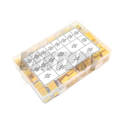 160 Stks/partij Polypropyleen Film X2 Veiligheidscondensator Diverse Kit 275vac 18 Waarden 102K-225K 1nf-2.2uf Sample Set