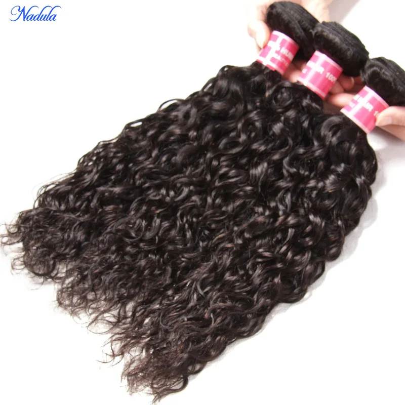 

Nadula 12A Пучки человеческих волос с волнами воды Пучки вьющихся волос Перуанские влажные и волнистые натуральные черные 100% необработанные человеческие волосы
