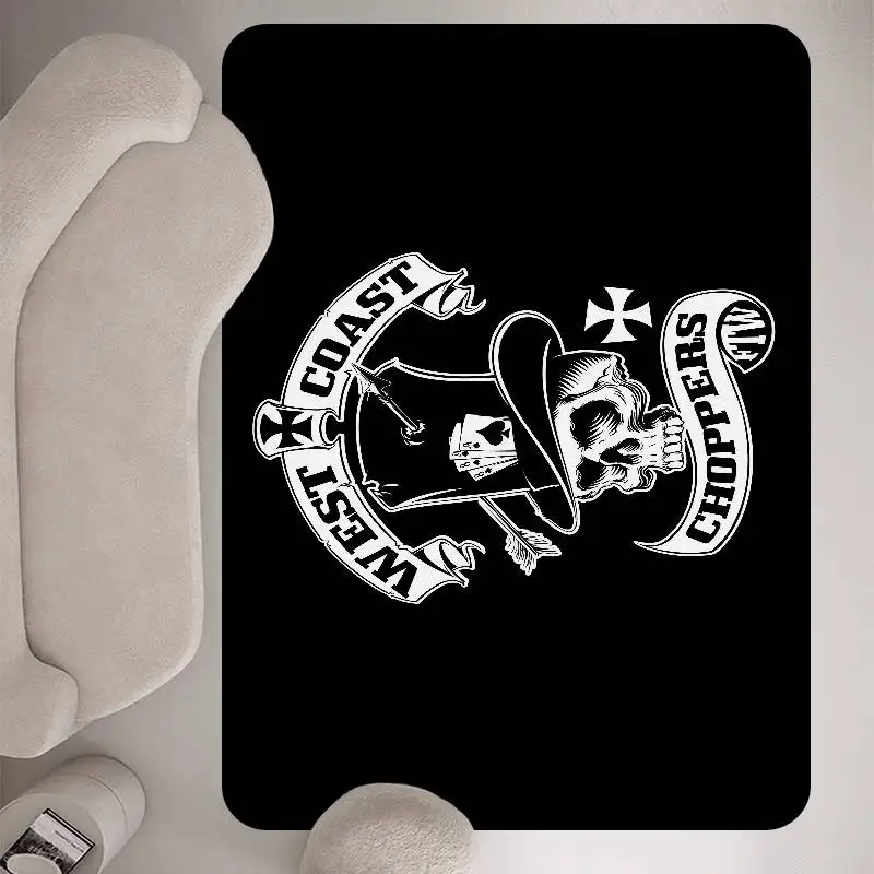 Orange County Choppers ラグ・カーペット West Coast Choppers Room Mats Retro Multiple Choice Living Room