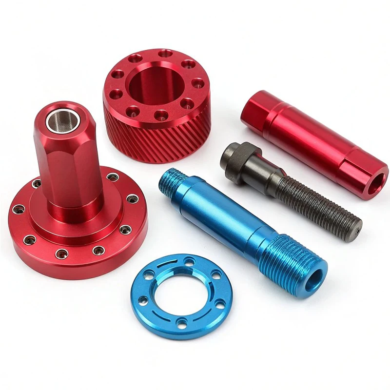 CNC Machined 6061-T6 Aluminum Spare Parts Custom CNC 5 Axis for RC & Automotive Performance Upgrade OEM ±0.01mm Machining Parts