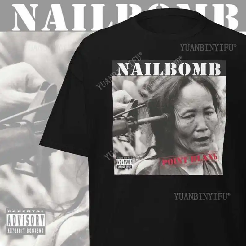 

Футболка Nailbomb Industrial Thrash Metal Band Merch Одежда в стиле хэви-метал для любителей подземной музыки