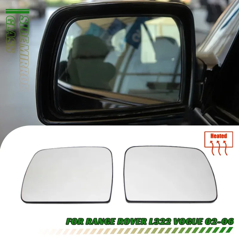 Heated Side Wing Rear View Mirror Glass Replacement For Land Rover Range Rover L322 Vogue 2002 2003 2004 2005 Car Accessories