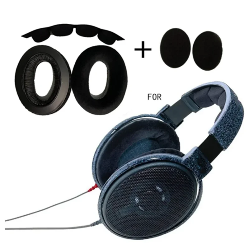 Replacement VELVET Ear Pads for SENNHEISER HD650 HD600 HD580 HD660 S HD565 HD545 Headphones And Headband Cushions Earpad SET