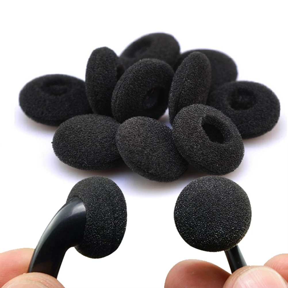 

10pcs 5 Pairs Foam Earphone Ear Pad Covers Replacement For Mp3 Cd Dvd Mobile Phone Comfortable Noise Isolation Anti Dust Sponge