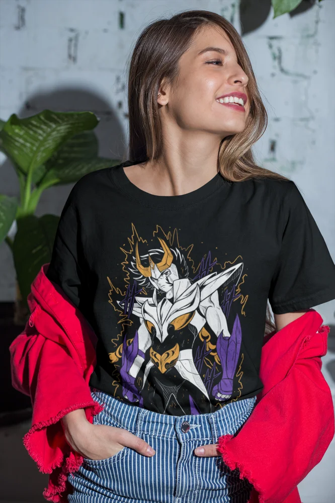 Saint Seiya Phoenix T-Shirt Ikki Zodiac saints Matnga Shirt Tee All Size image 5