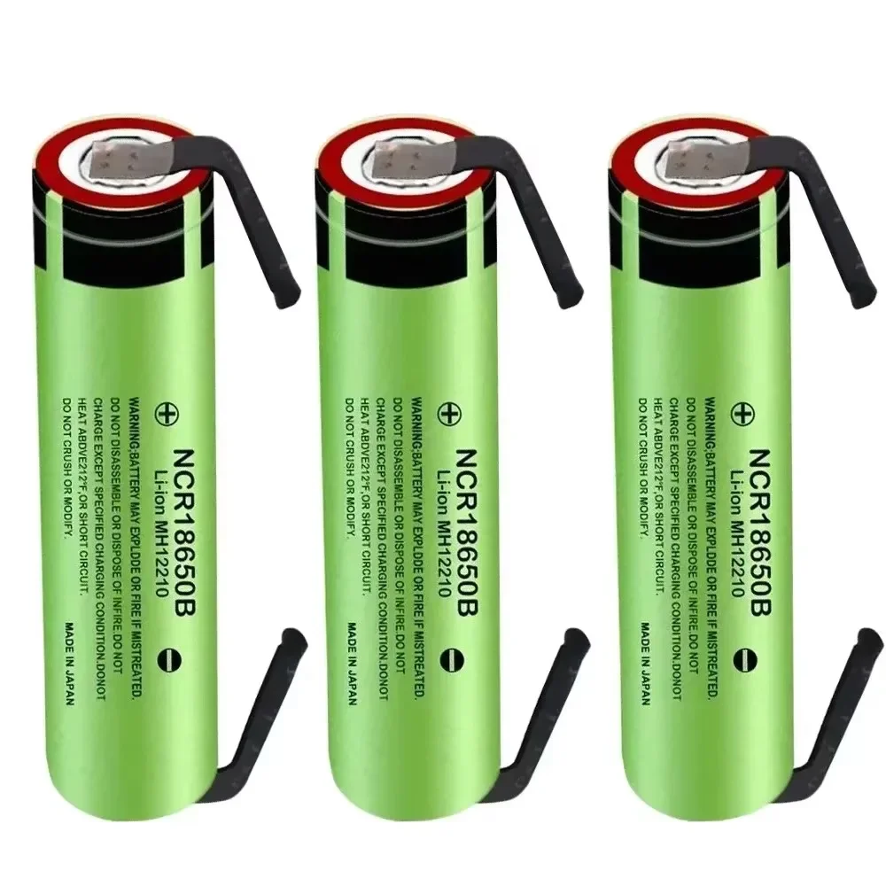 100% New Original 18650 Battery NCR18650B 3.7V 3400mah 18650 Lithium Rechargeable Battery Welding Nickel Sheet Batteries