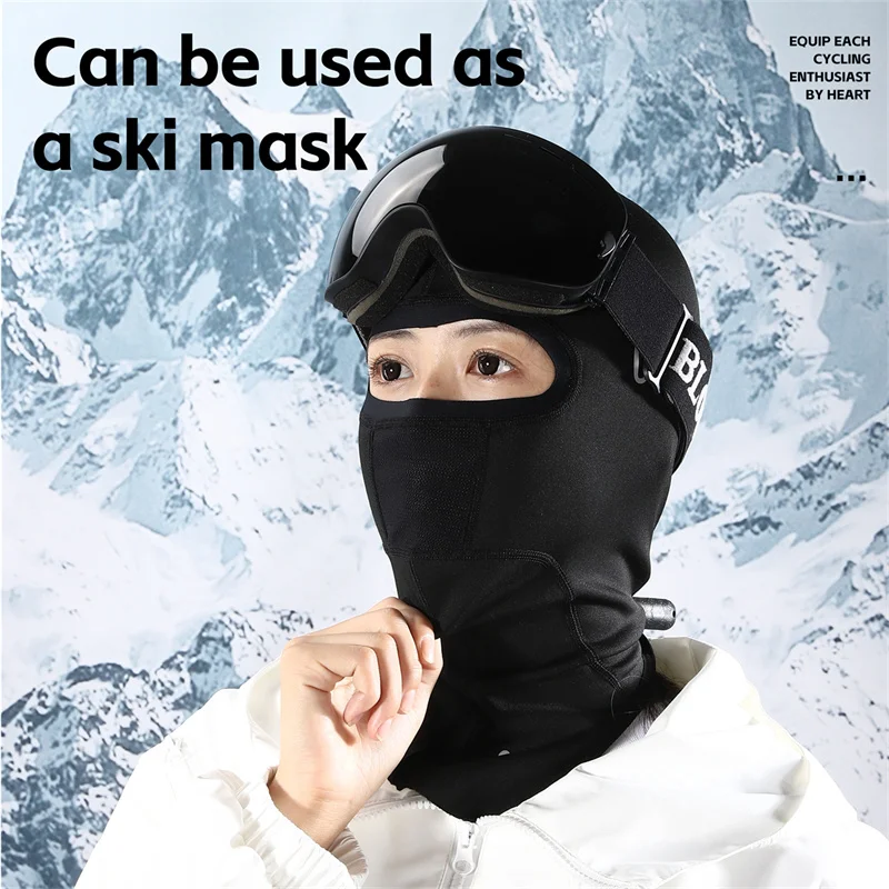 WEST BIKING Winter Bicycle Balaclava Neck Protection Breathable Sports Scarf Men Women Motorcycle Warm Face Mask Hiking Ski Hat