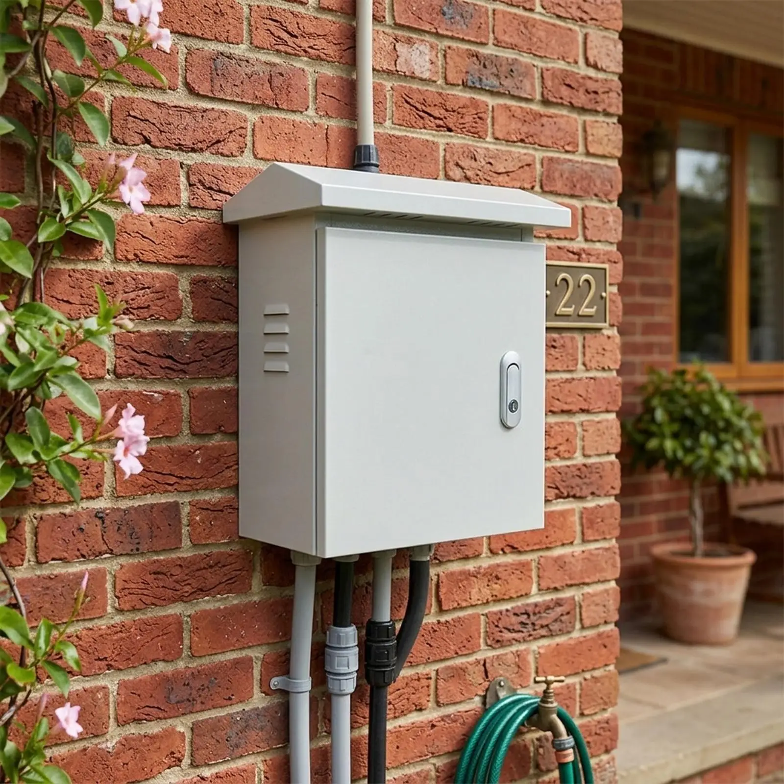 Waterproof Electrical Junction Box Dustproof Project Storage Cabinet Airtight Iron Box for Outdoor Wiring Installation