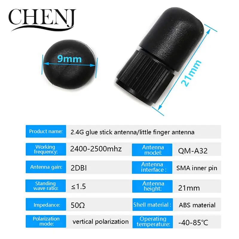 WiFi-Antenne 2,4g kurzer Klebe stift kleine Bluetooth externe Antenne Funkmodul Router Antenne sma männlich 2400-2500m